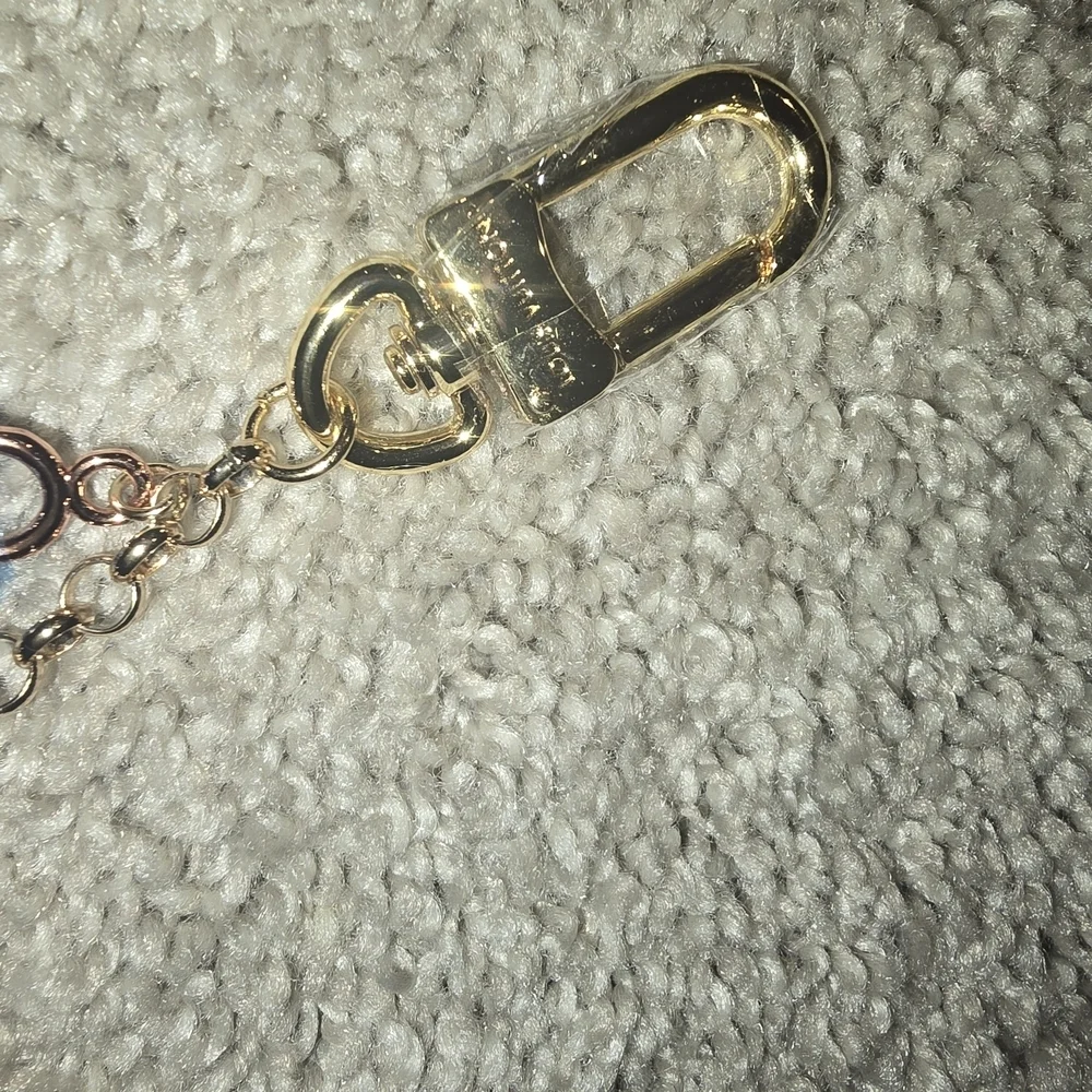 LV Gold and Silver Charm Keychain - Picture 2 of 11